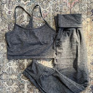 aerie jogger and cami set